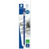 imageStaedtler Eraser Pencil with Brush White Blue 1 Count Pack of 11 Count Pack of 2