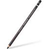 imageStaedtler Mars Lumograph Black Carbon Blend Provides Jet Black Lines Professional Art Pencils Tin of 6 Assorted Black Sketch Pencils 100B G6