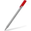 imageStaedtler Triplus Fineliner Porous Point Pen Stick ExtraFine 03 Mm Assorted Ink Colors Silver Barrel 10pack20 Count Pack of 1