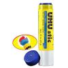 imageUHU Colored All Purpose Glue Stick 12Pack Blue Applies ampamp Dries Clear 141oz  NonToxic Washable Permanent Strong Bond SolventFree with Screw Cap074 oz