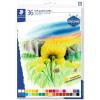 imageSTAEDTLER Karat Premium Quality Soft Pastel Chalks Set of 12 colors in HeavyDuty Cardboard Storage Case 2430C1236 Count Pack of 1