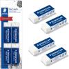 imageSTAEDTLER Mars Plastic Vinyl Erasers 20Pack White Erasers for Clean ampamp Precise Results  LatexFree Minimal Crumbling4 Pack