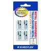 imageStaedtler Handheld Pencil Sharpeners Graphite 4 pieces 510 10 BK4Silver