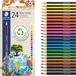 imageSTAEDTLER Colored Pencils Set 24Pack for School Supplies  BreakResistant Lead Sustainably Made Vibrant Colors for Artists ampamp Students
