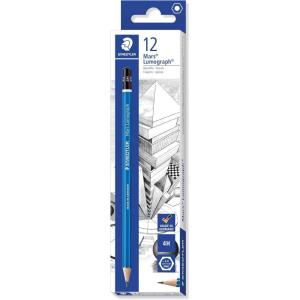 imageSTAEDTLER Mars Lumograph 8B Graphite Art Drawing Pencil Soft BreakResistant Bonded Lead 12 Pack 1008B4H