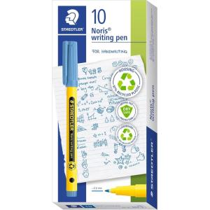 imageSTAEDTLER Noris writing pen  Pale Green box of 10 finelinersDelft Blue