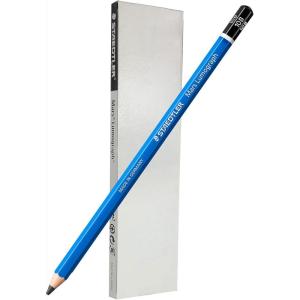 imageSTAEDTLER Pencil Mars Lumograph 10B Art Drawing Pencils Presharpened Graphite Pencils BreakResistant Bonded Lead 100 PEFC pack of 6