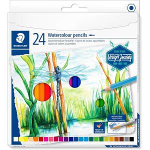 imageSTAEDTLER Super Soft coloring pencils rich pigments perfect for light and dark paper Assorted Color Pencils Box of 24 149C C14Multicolored
