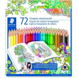 imageStaedtler Coloring Pencil Wood Colored Pencil 72Count 1270C72BLU