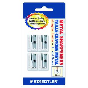 imageStaedtler Handheld Pencil Sharpeners Graphite 4 pieces 510 10 BK4Silver