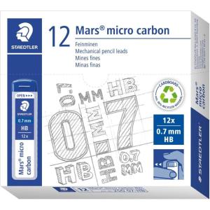 imageStaedtler Micro Mars Carbon Mechanical Pencil Lead 05mm HB 60mm x 12 250 05 HB07mm
