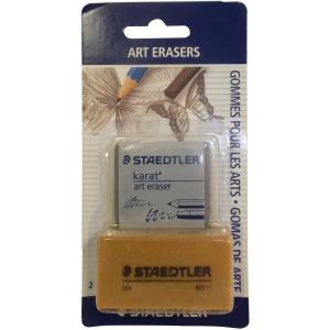 imageStaedtler Moldable Kneaded Eraser Plus Art Gum Block Eraser Art Combo 2 Pack 5427SBK2C