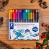 imageStaedtler 3001 TB36 ST DoubleEnded Watercolour Brush Pen 36 Count Pack of 1 Multicolor1 Count Pack of 1