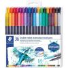 imageStaedtler 3001 TB36 ST DoubleEnded Watercolour Brush Pen 36 Count Pack of 1 Multicolor1 Count Pack of 1
