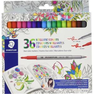 imageStaedtler Duo color Markers 320C36JBLU 36 pc