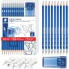 imageSTAEDTLER Norica 2 HB Pencils Class Pack with Erasers 144Count School Supplies Set BreakResistant Lead Presharpened bulk back with PVCFree Erasers1 Count Pack of 101