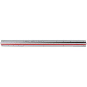 imageSTAEDTLER Professional Triangular Scale Ruler  12in Metal Architectural Scale with HighContrast Etched Markings 6 Imperial Scales for Drafting ampamp Blueprint Reading