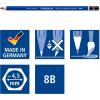 imageSTAEDTLER Mars Lumograph Black Art Pencils Presharpened 6B Artist Pencils Box of 12 100B6B8B
