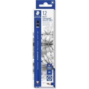 imageSTAEDTLER Mars Lumograph Black Art Pencils Presharpened 6B Artist Pencils Box of 12 100B6B8B