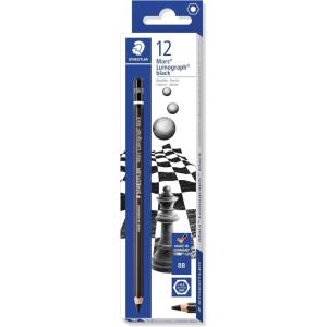 imageSTAEDTLER Mars Lumograph Black Art Pencils Presharpened 6B Artist Pencils Box of 12 100B6Bblack8b