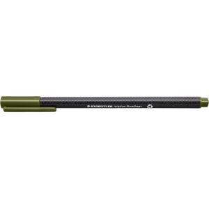 imageStaedtler triplus fineliner Triangular Pens 03mm Includes Easel Case for Home ampamp Travel 6 Pastel Colors 334 SB6 PAOlive Green