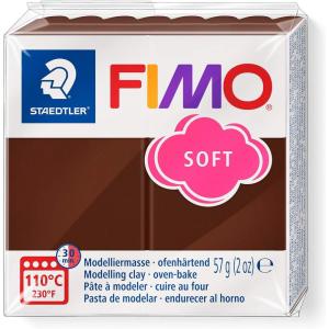 imageSG Education FIMO 8020 0 Fimo Soft Modelling Clay 57 g WhiteChocolate