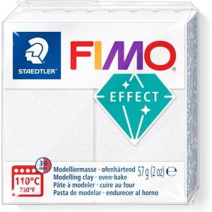 imageSG Education FIMO 8020 0 Fimo Soft Modelling Clay 57 g WhiteGalaxy White