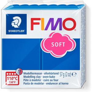 imageSG Education FIMO 8020 0 Fimo Soft Modelling Clay 57 g WhitePacific Blue