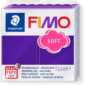 imageSG Education FIMO 8020 0 Fimo Soft Modelling Clay 57 g WhitePlum
