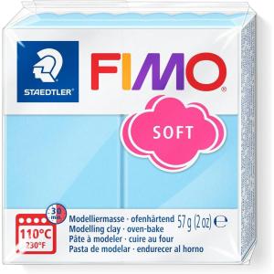 imageSG Education FIMO 8020 0 Fimo Soft Modelling Clay 57 g Whiteaqua