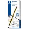 imageSTAEDTLER Noris digital Mini 180M 22 2 in 1 Stylus Pen for Digital Writing and Drawing on EMR and Capacitive Touch Screens Round Shape Includes 5 EMR Replacement Tips and Tool