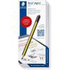 imageSTAEDTLER Noris Digital Jumbo 180J 22 EMR Stylus Set 1 Stylus with Digital Eraser for Digital Writing Drawing and Erasing on EMR Touch Screens  5 Additional Replacement Tips 180J 221XSet of replacement tips