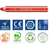 image:imageSTAEDTLER 3in1 Buntstifte und Kinder Bleistift Noris junior Bunt Wachsmal und Aquarellstift sehr dicke Mine extra bruchsicher ideal fr Kinder 18 Farben Spitzer und Bleistift 140 C18P1X