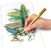 image:imageStaedtler creative set 3 Fine liner pigment liner black 2 metallic marker Johanna Basford 308 SBK3P3