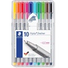 image:imageStaedtler Triplus Fineliner 03 mm Porous Point Pen 334  SB10Assorted Colours